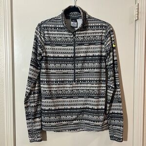 Nike Pro DRI-FIT 3/4 Zip Long Sleeved Pullover Golf Tennis Pickleball